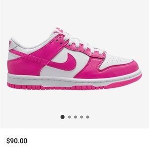 Nike Vibrant Pink and White Sneakers